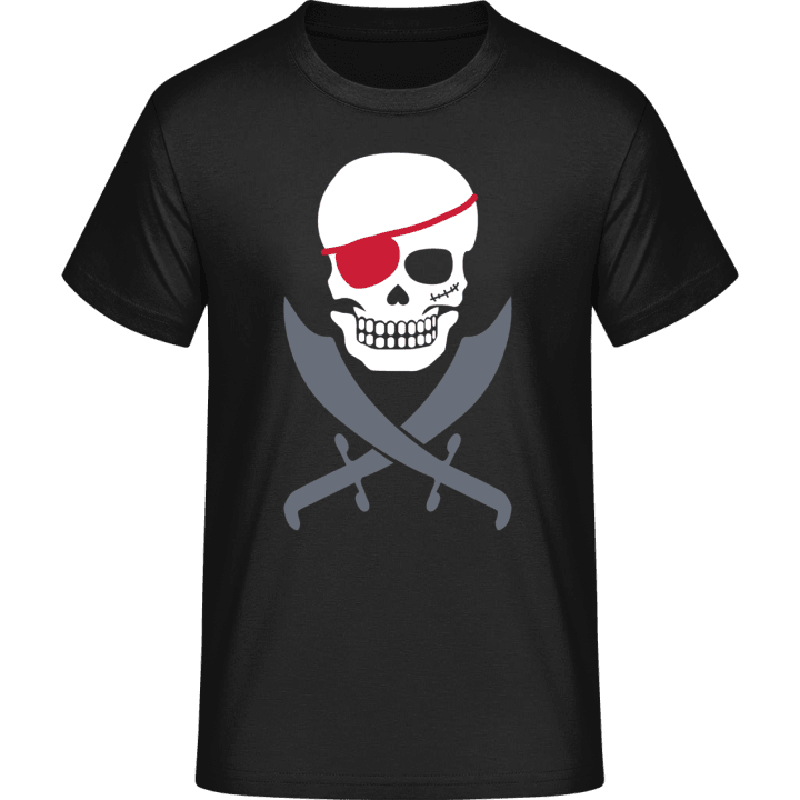 Pirate Skull Crossed Swords T-skjorte 0 image