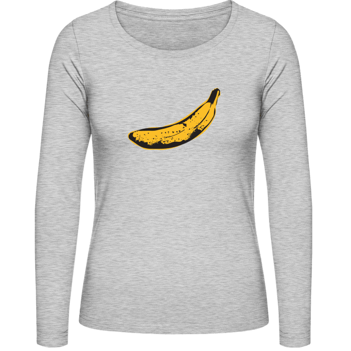 Banana Illustration Langermet skjorte for kvinner contain pic