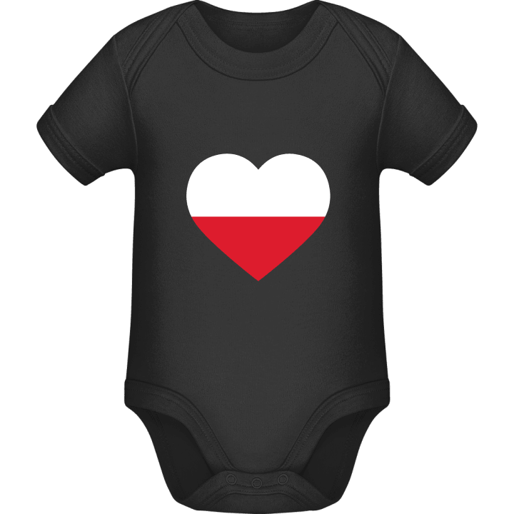 Poland Heart Flag Baby Strampler 0 image