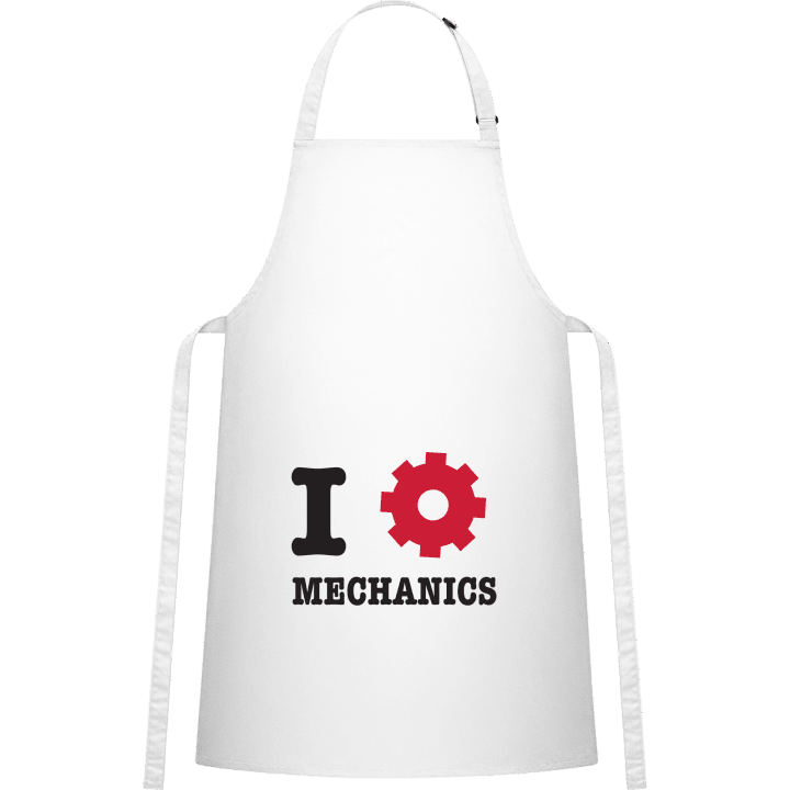 I Love Mechanics Delantal de cocina contain pic