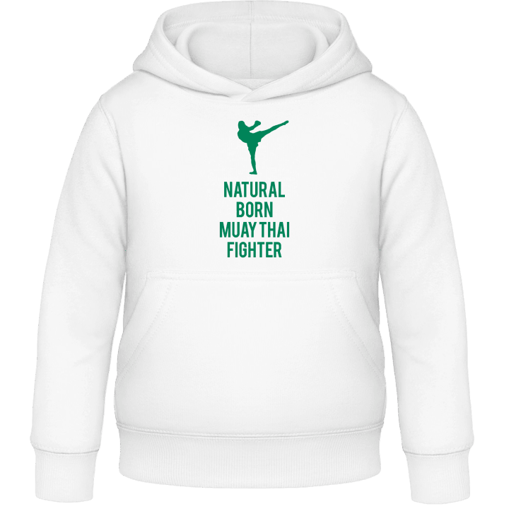 Natural Born Muay Thai Fighter Kids Hoodie contain pic