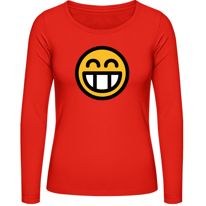 LOL Big Smile Langermet skjorte for kvinner contain pic