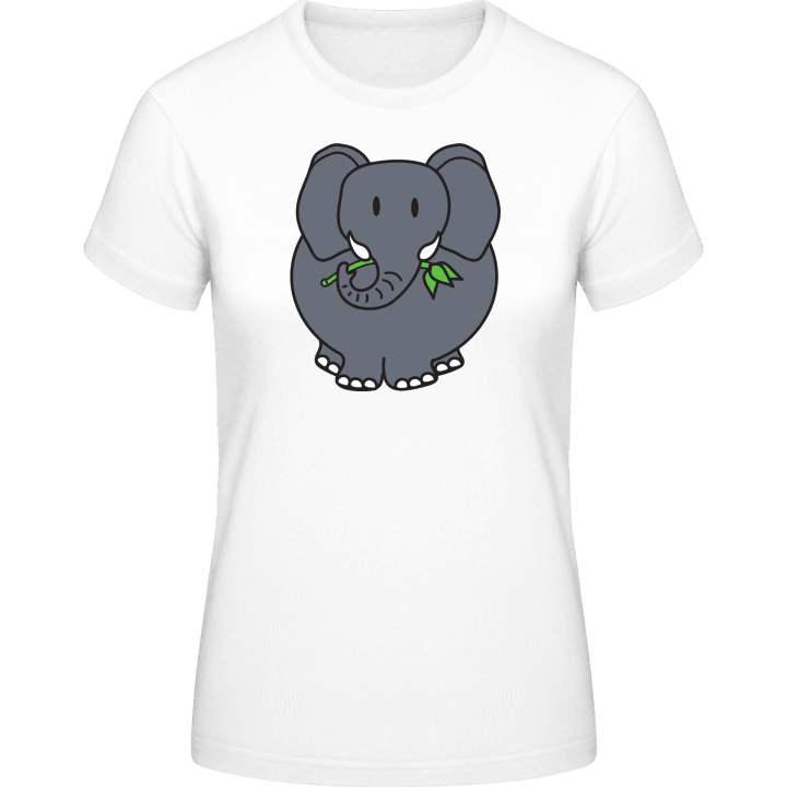 Elephant Eating T-shirt för kvinnor 0 image