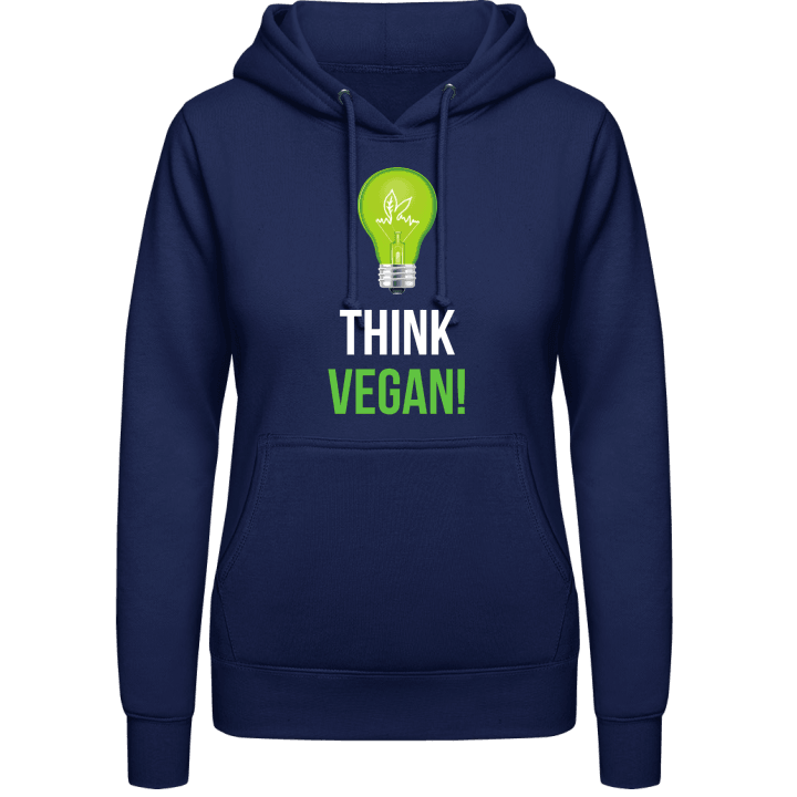 Think Vegan Logo Hettegenser for kvinner contain pic