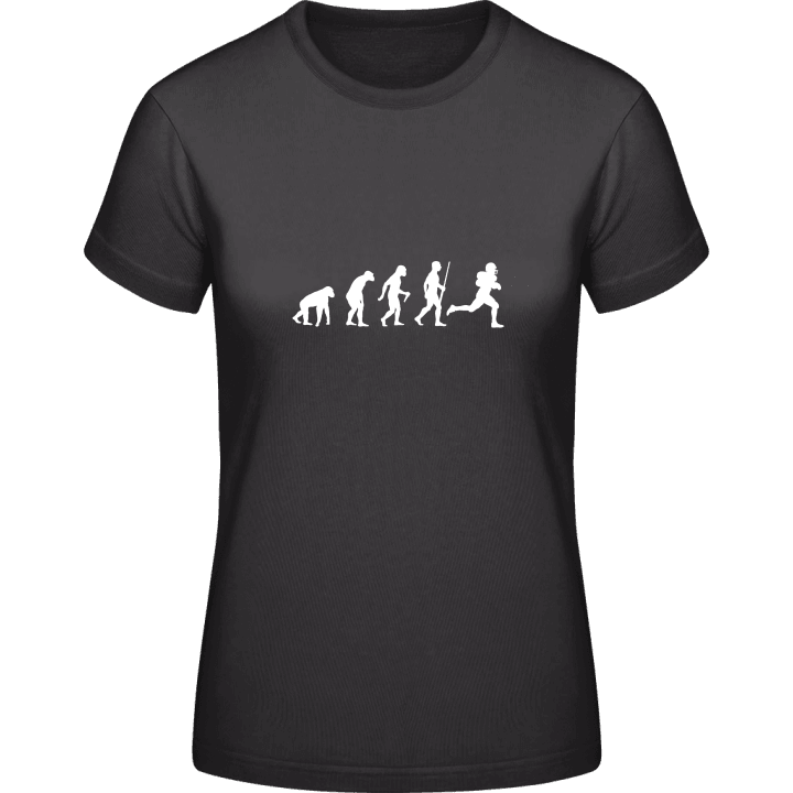 American Football Evolution T-skjorte for kvinner contain pic