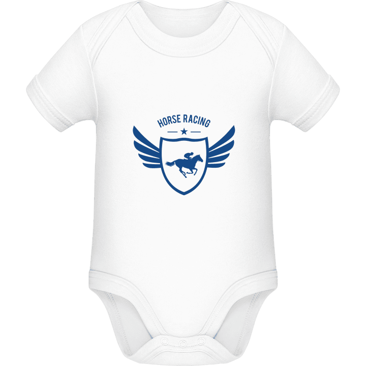 Horse Racing Winged Baby Strampler 0 image