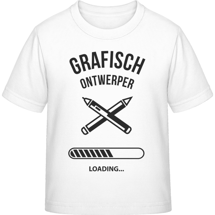 Grafisch ontwerper loading Kinder T-Shirt contain pic