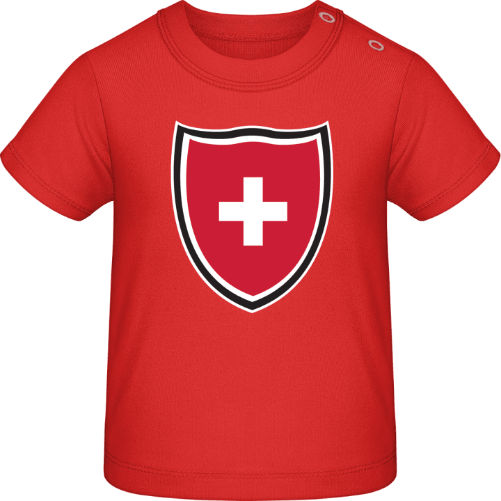 Switzerland Shield Flag Baby T-skjorte contain pic