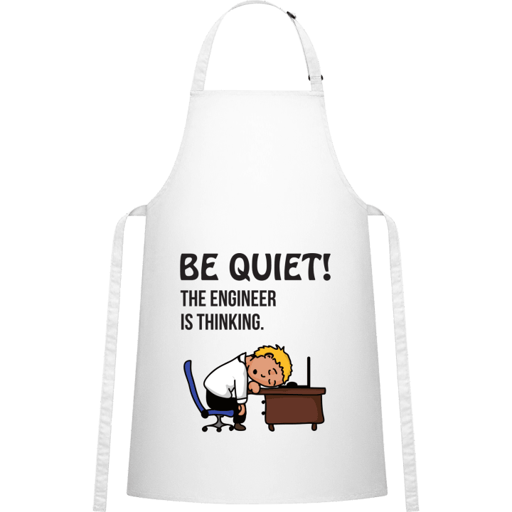 Be Quit The Engineer Is Thinking Kitchen Apron contain pic