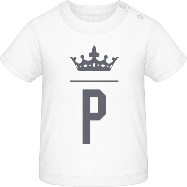 P Initial Name Baby T-Shirt 0 image