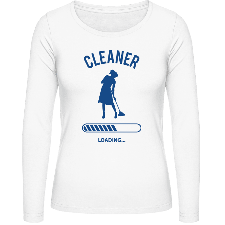 Cleaner Loading Frauen Langarmshirt contain pic