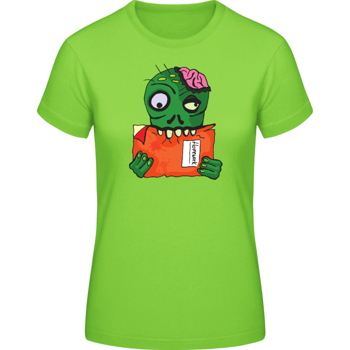 Zombie VS Homework Frauen T-Shirt 0 image