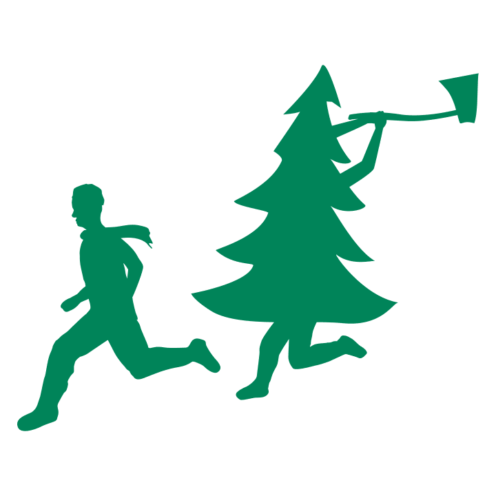 Christmas Tree Attacks Man With Ax Cup 0 image