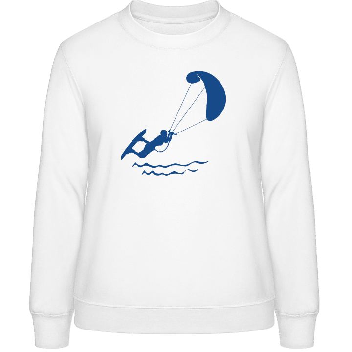 Kitesurfer Silhouette Sweatshirt för kvinnor contain pic