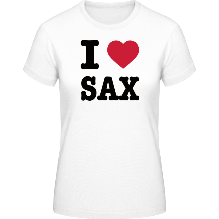 I Love Sax Vrouwen T-shirt 0 image