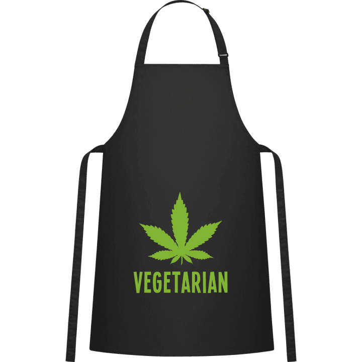 Vegetarian Marijuana Delantal de cocina contain pic