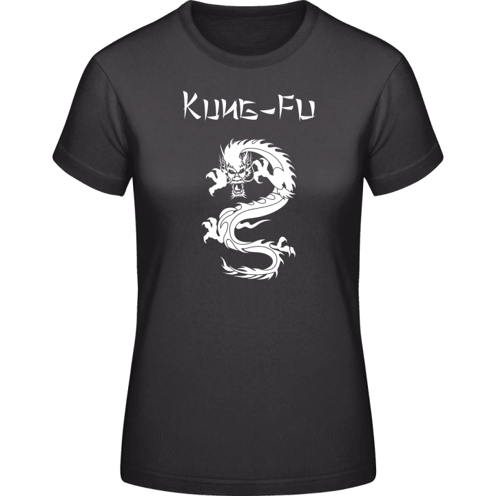 Asian Kung Fu Dragon Frauen T-Shirt contain pic