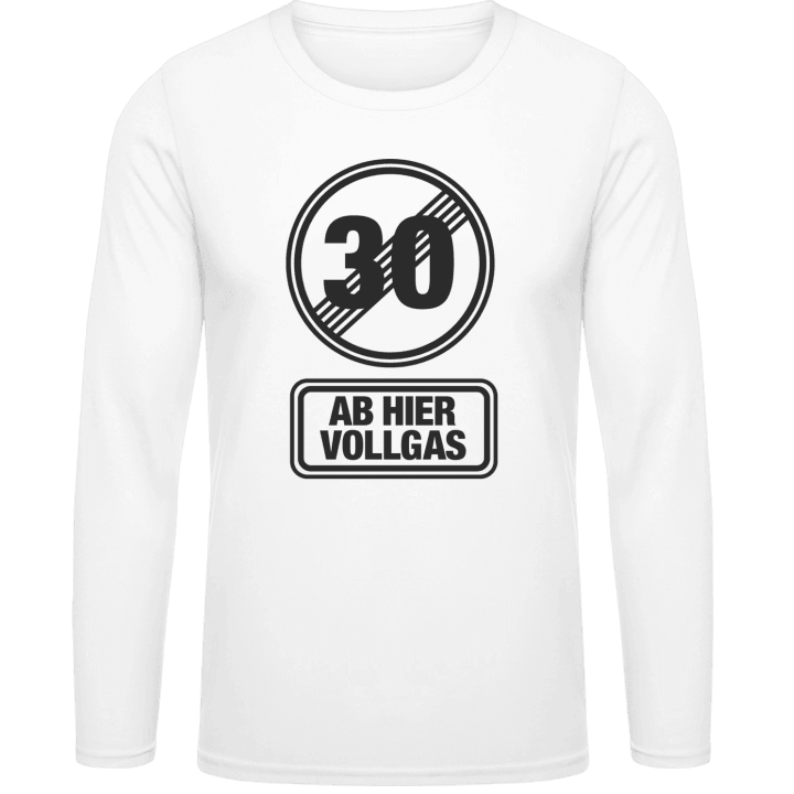 30ster Geburtstag T-shirt à manches longues 0 image