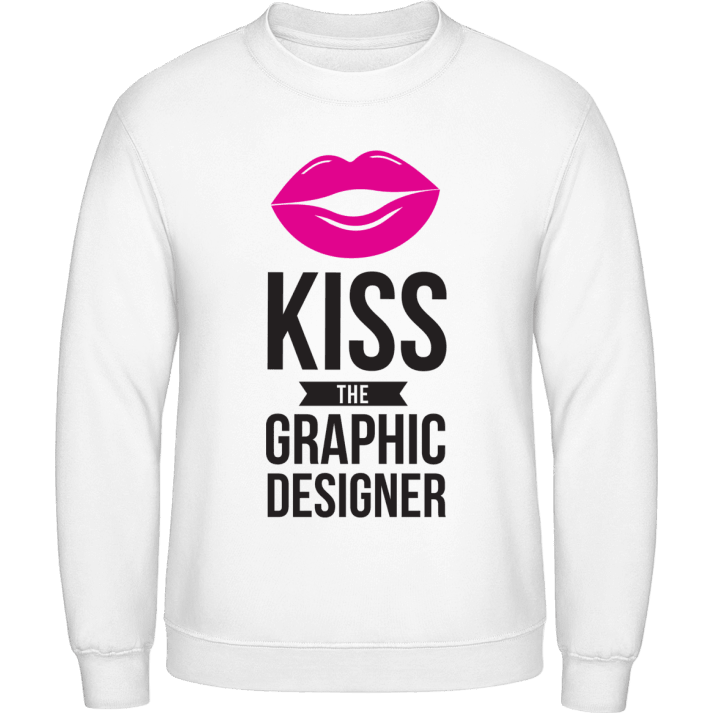Kiss The Graphic Designer Tröja contain pic
