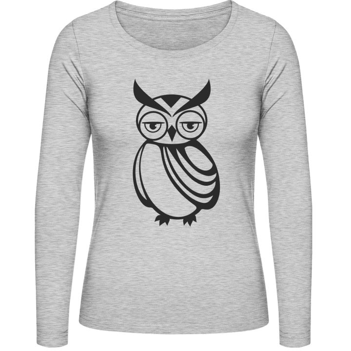 Sad Owl T-shirt à manches longues pour femmes 0 image