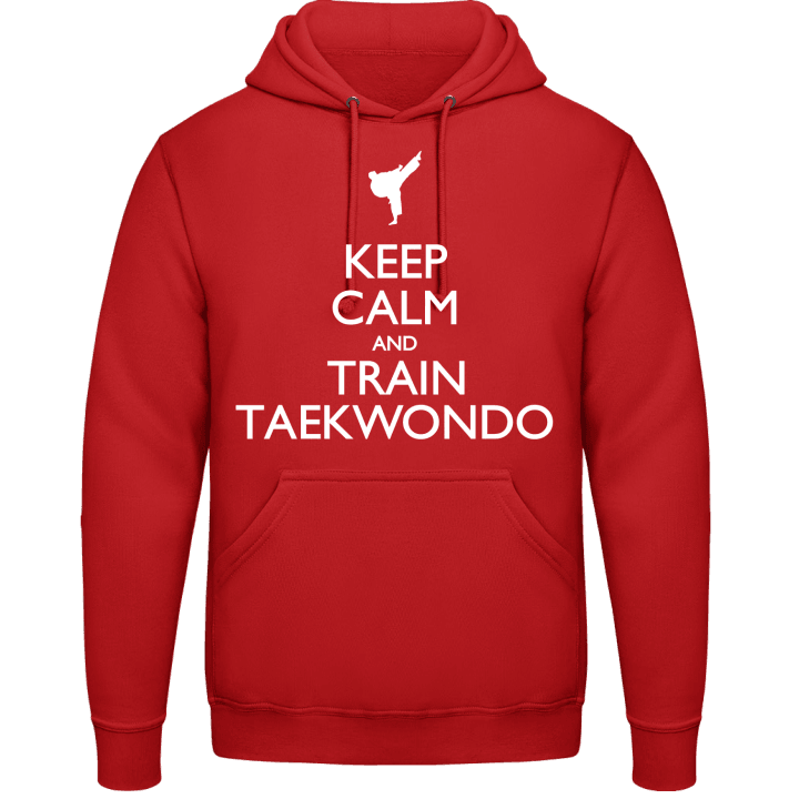 Keep Calm and Train Taekwondo Felpa con cappuccio 0 image
