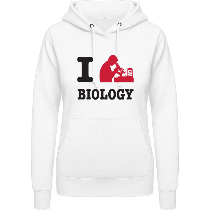 I Love Biology Women Hoodie contain pic