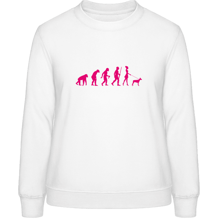 Dog Walking Evolution Female Vrouwen Sweatshirt 0 image