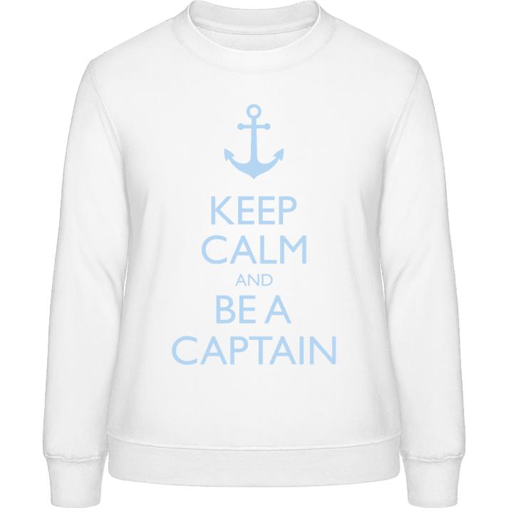 Keep Calm and be a Captain Sweat-shirt pour femme contain pic