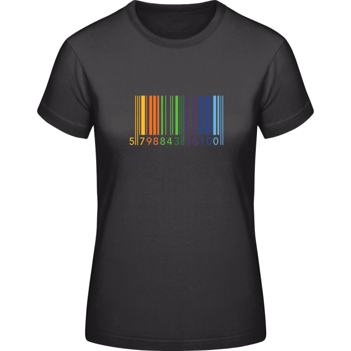 Color Barcode T-shirt för kvinnor 0 image