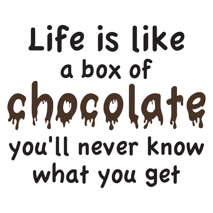 Life Is Like A Box Of Chocolate Sweat à capuche pour femme 0 image