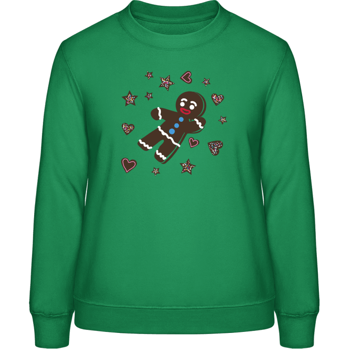 Gingerbread Man Sweatshirt för kvinnor 0 image