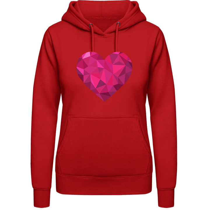 Blood Diamond Heart Hoodie för kvinnor contain pic