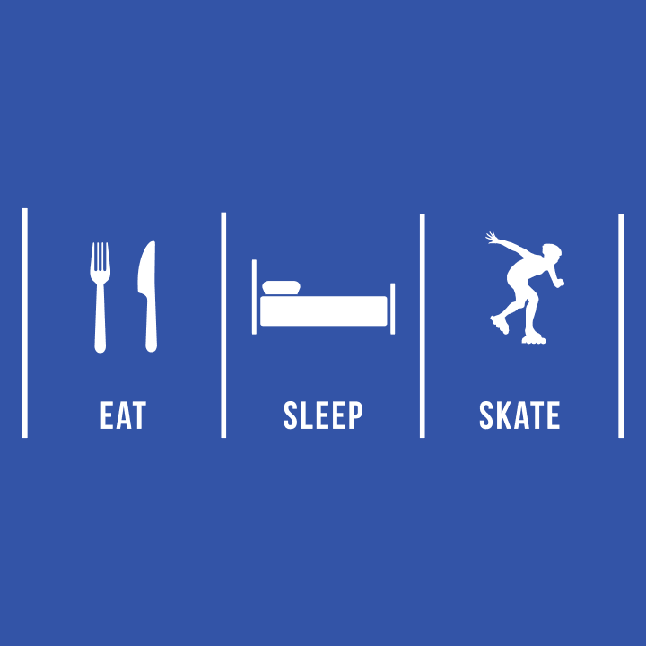 Eat Sleep Inline Skate Vrouwen Lange Mouw Shirt 0 image