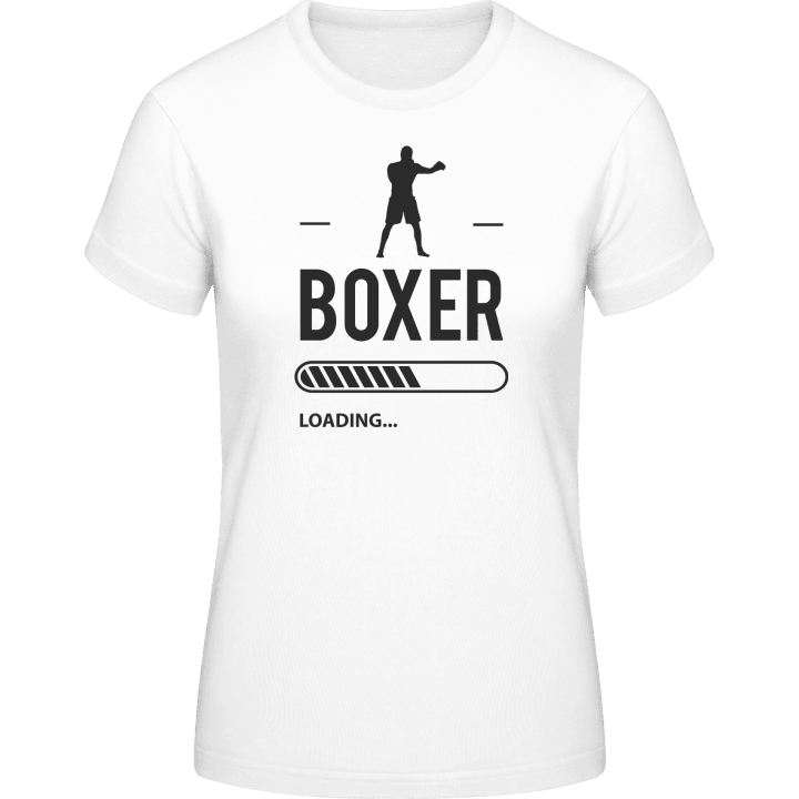 Boxer Loading T-shirt för kvinnor contain pic