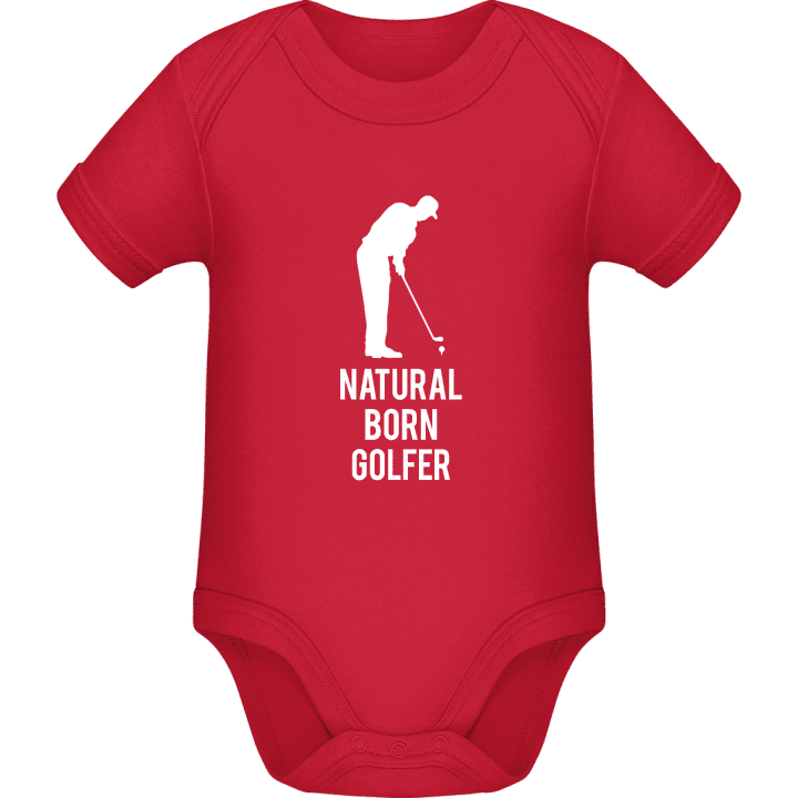 Natural Born Golfer Baby Romper contain pic