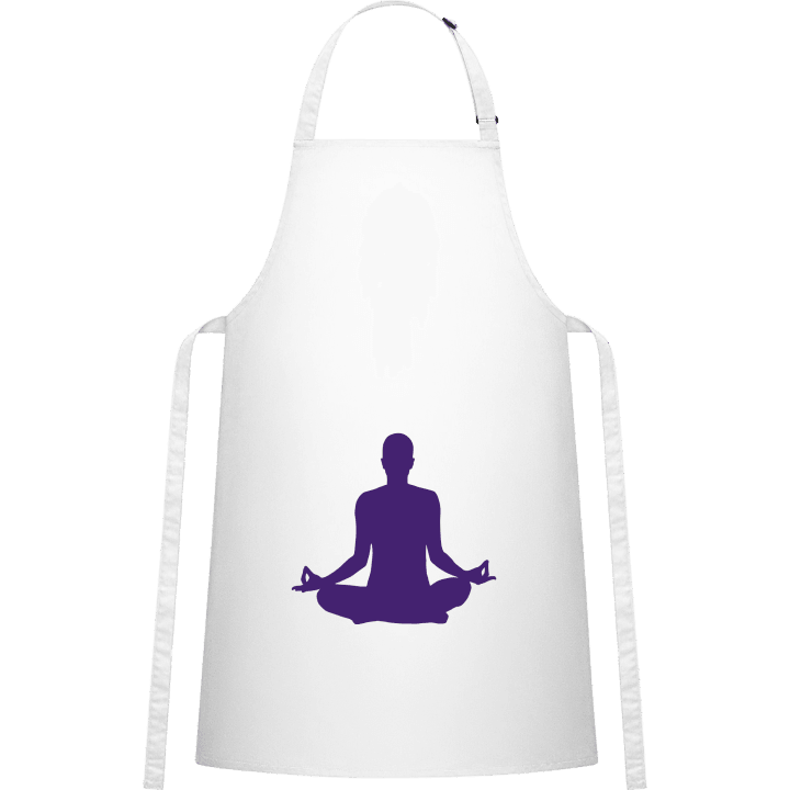 Yoga Meditation Scene Förkläde för matlagning contain pic