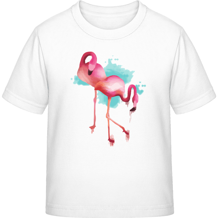 Flamingo Watercolor Kids T-shirt 0 image