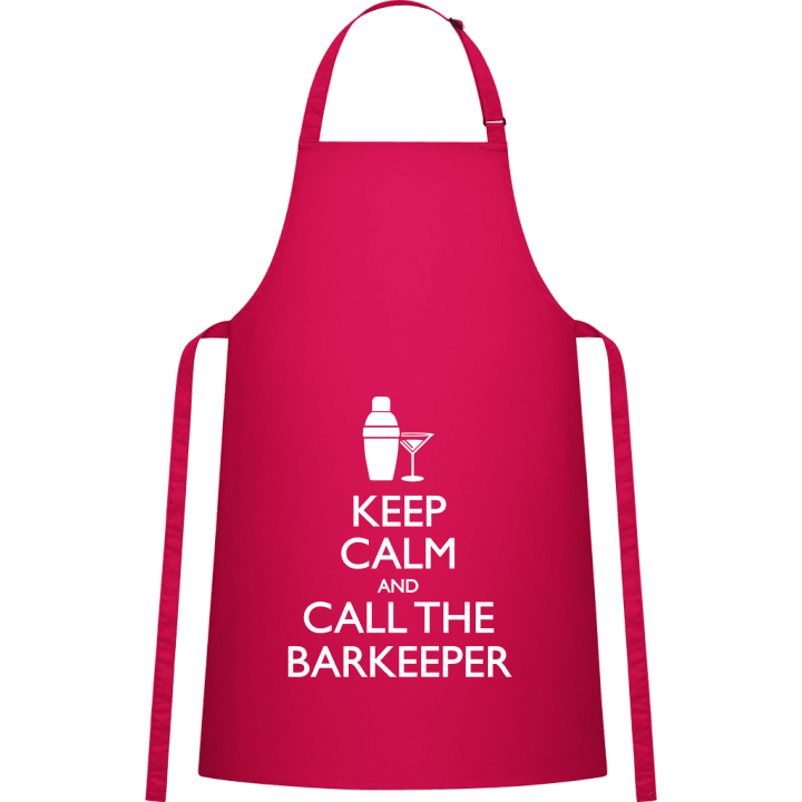 Keep Calm And Call The Barkeeper Delantal de cocina contain pic