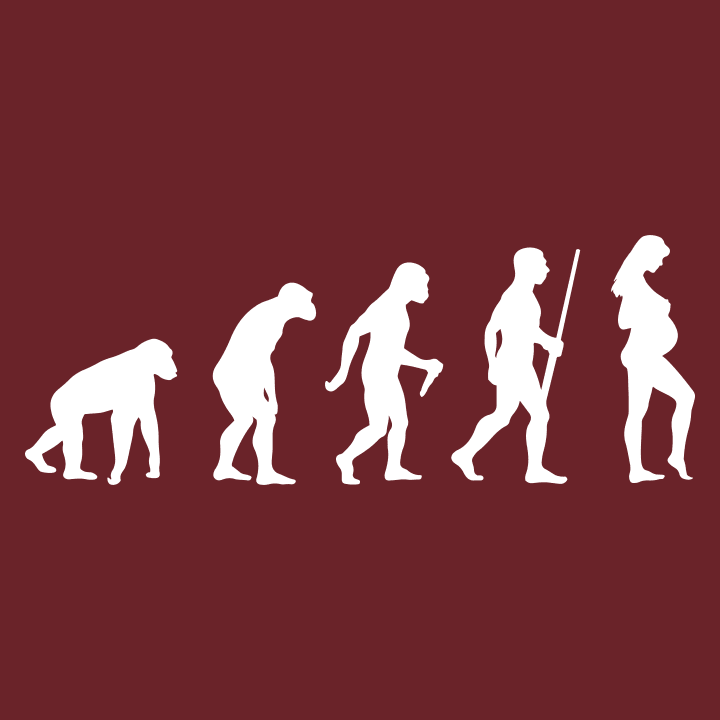 Pregnancy Evolution Humor Sweatshirt för kvinnor 0 image