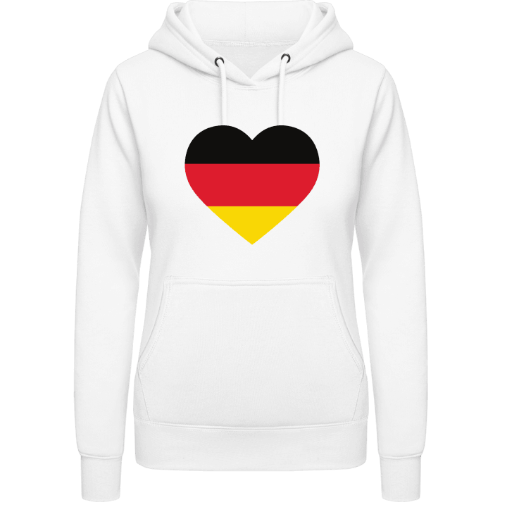 Germany Heart Felpa con cappuccio da donna contain pic