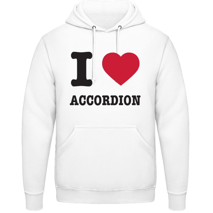 I Love Accordion Felpa con cappuccio contain pic