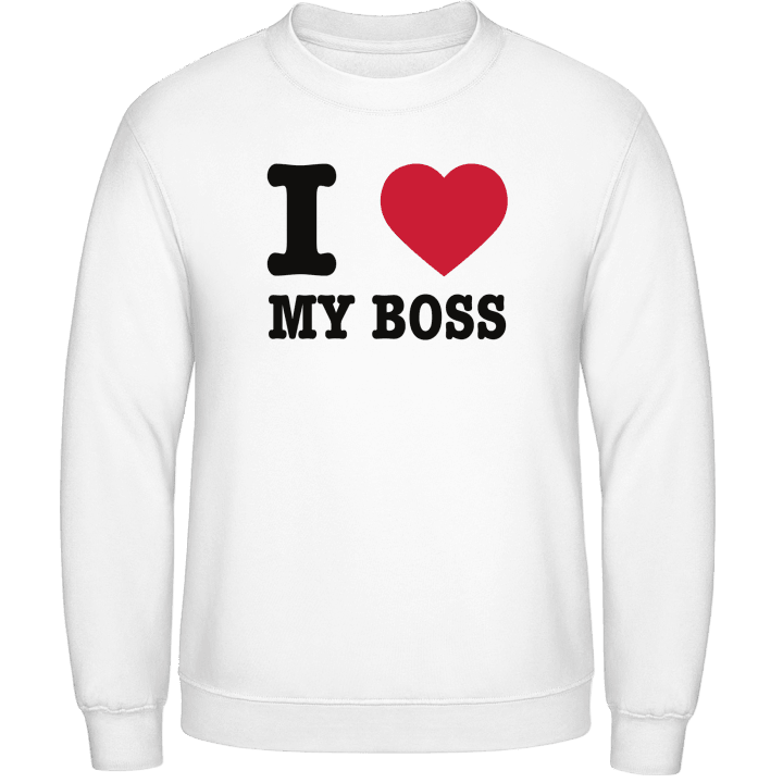 I Love My Boss Tröja contain pic