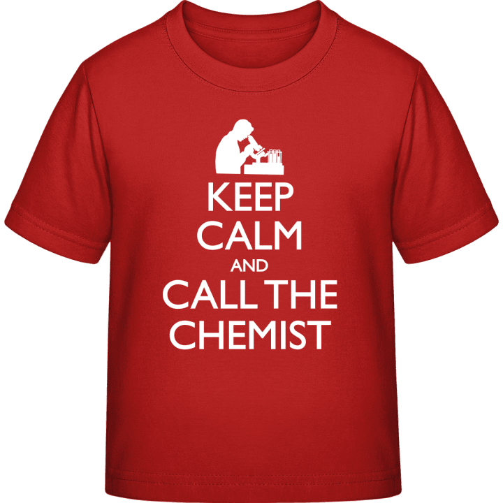 Keep Calm And Call The Chemist T-shirt pour enfants contain pic