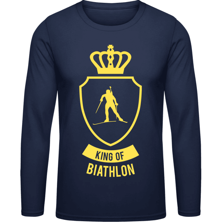 King of Biathlon Shirt met lange mouwen contain pic
