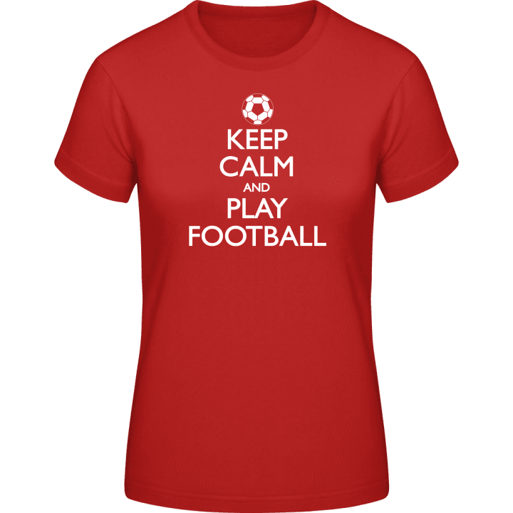 Play Football T-skjorte for kvinner contain pic