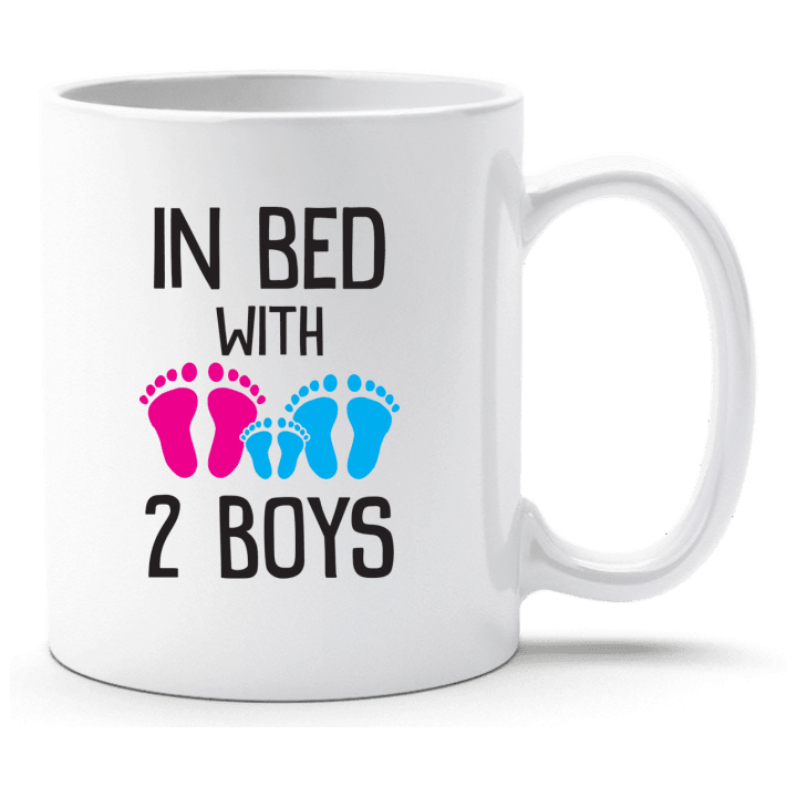 In Bed With 2 Boys Tasse 0 image