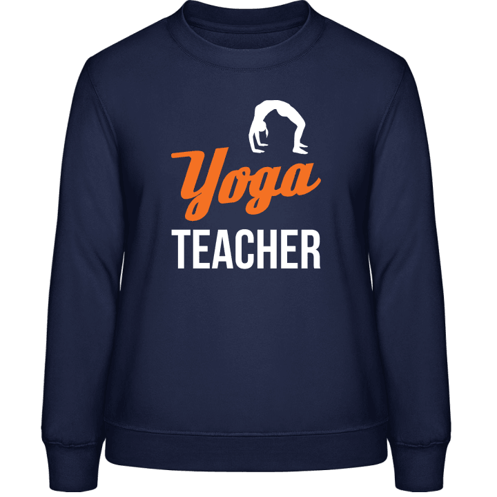 Yoga Teacher Frauen Sweatshirt contain pic