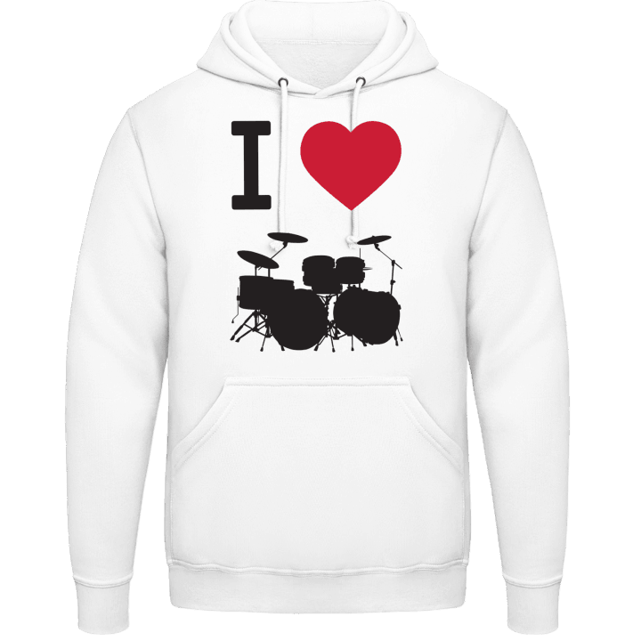I Love Drums Hoodie contain pic
