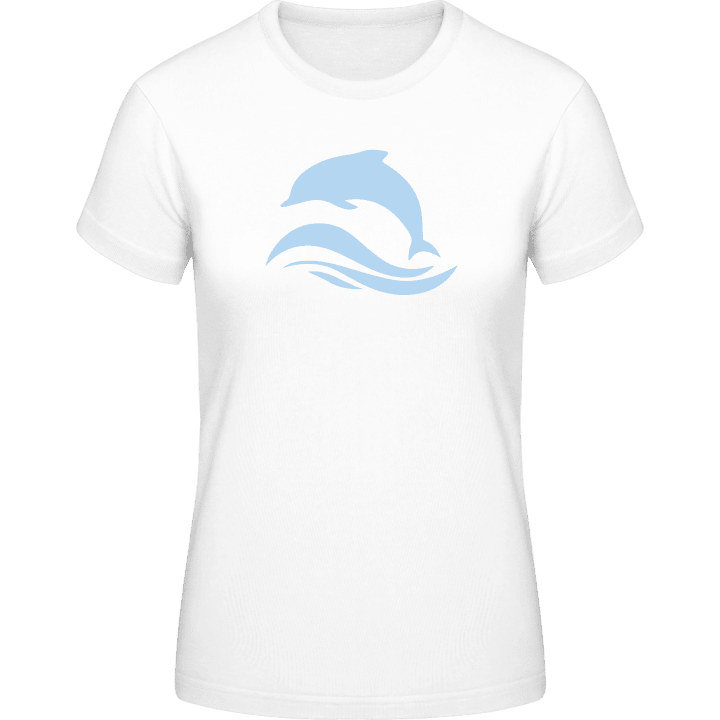 Dolphin Jumping T-shirt för kvinnor 0 image