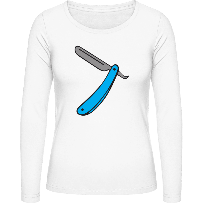 Rasiermesser Frauen Langarmshirt contain pic